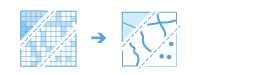 Convertir le raster en entité Convertir le raster en entité
